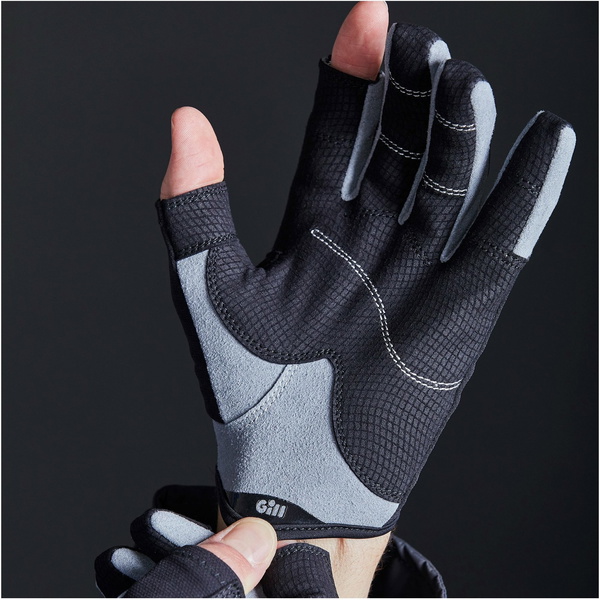 2026 Gill Deckhand Long Finger Gloves 7053 - Black